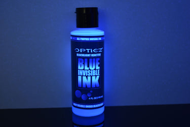 Opticz Blacklight Reactive Invisible UV Ink Hand Stamping Document Marking Variety Kit